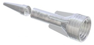 Threaded Helical Static mixing nozzle for 1:1 and 2:1 Sulzer 200ml and 400ml Sulzer cartridges - C System